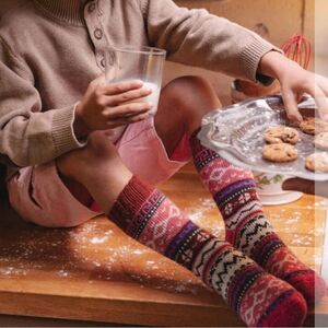 NORDIC SOCKS IDA (2 PAIRS) CLASSIC‎ COLLECTION NWT YOUTH L NWT in packaging